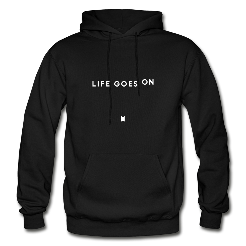 LGO Gildan Heavy Blend Adult Hoodie - black