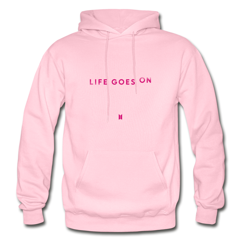 lgopink hoodie - light pink