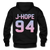 Jhope hoodie - black
