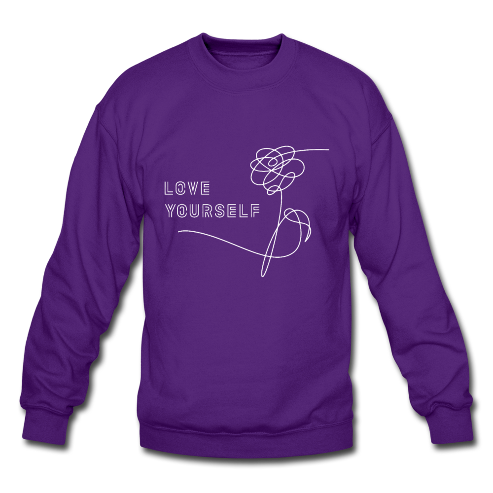 LY Unisex sweatshirt black - purple