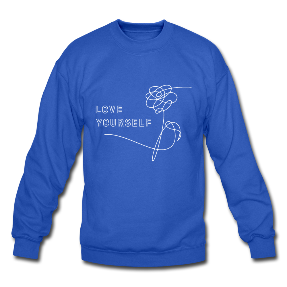 LY Unisex sweatshirt black - royal blue