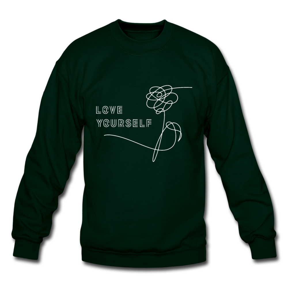 LY Unisex sweatshirt black - forest green