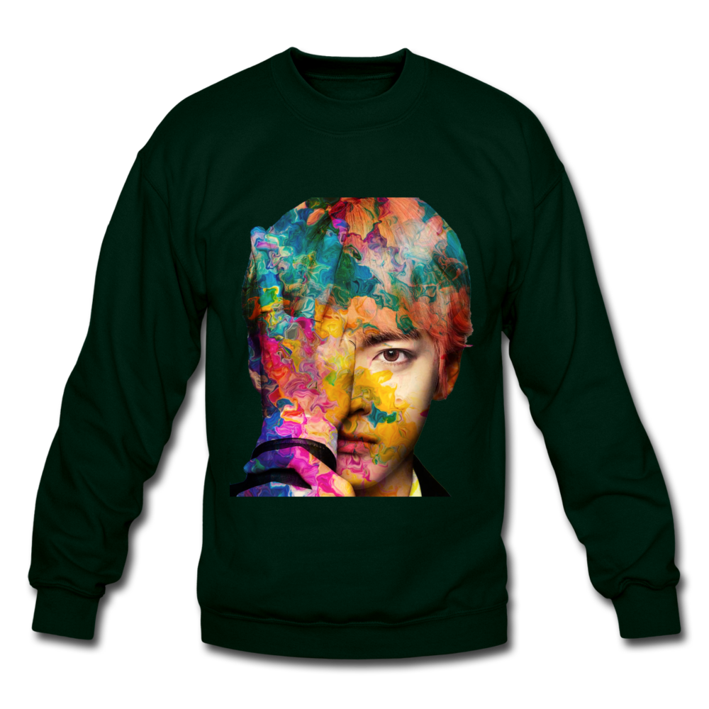 Vivrant V Taehyung Unisex Swearshirt - forest green