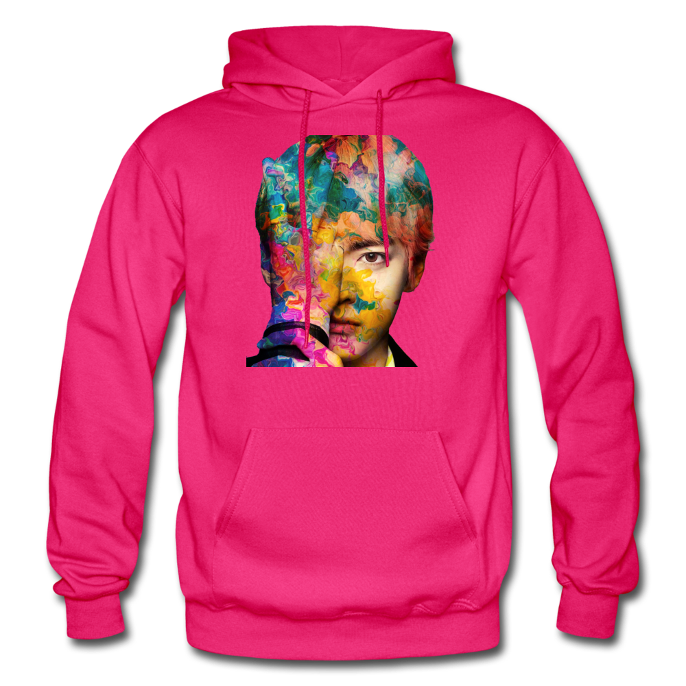 Tae Hoodie Heavyblend - fuchsia