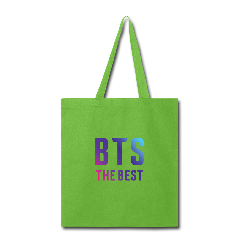 BTS, the best Tote Bag - lime green