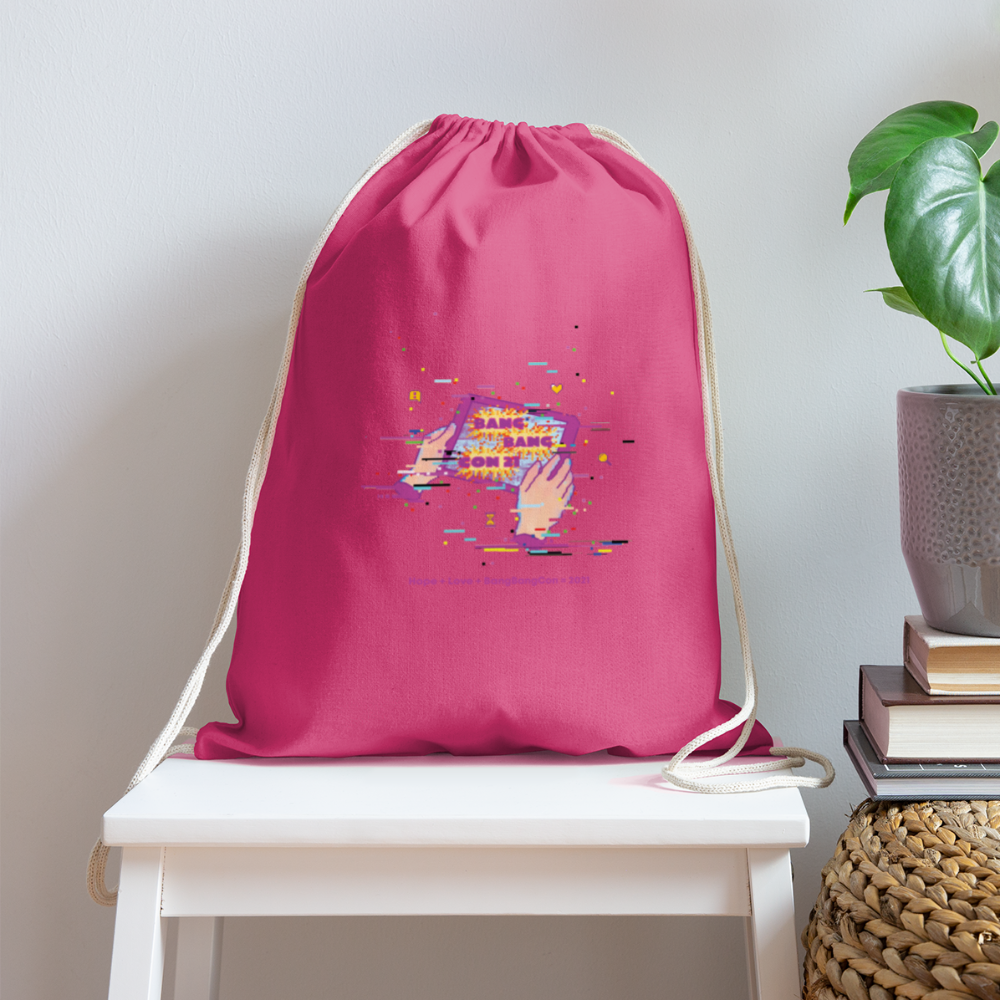 BangBangCon2021 Cotton Drawstring Bag - pink