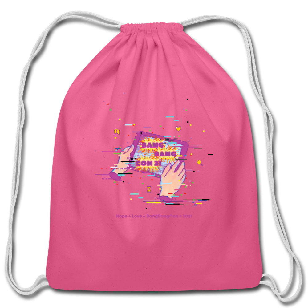 Bbc2021 Cotton Drawstring Bag - pink