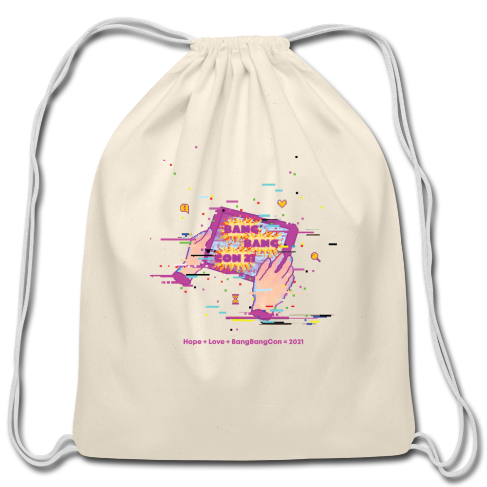 Bbc2021 Cotton Drawstring Bag - natural