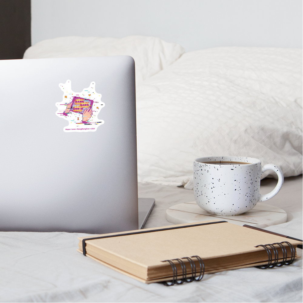 BbC Sticker - white matte