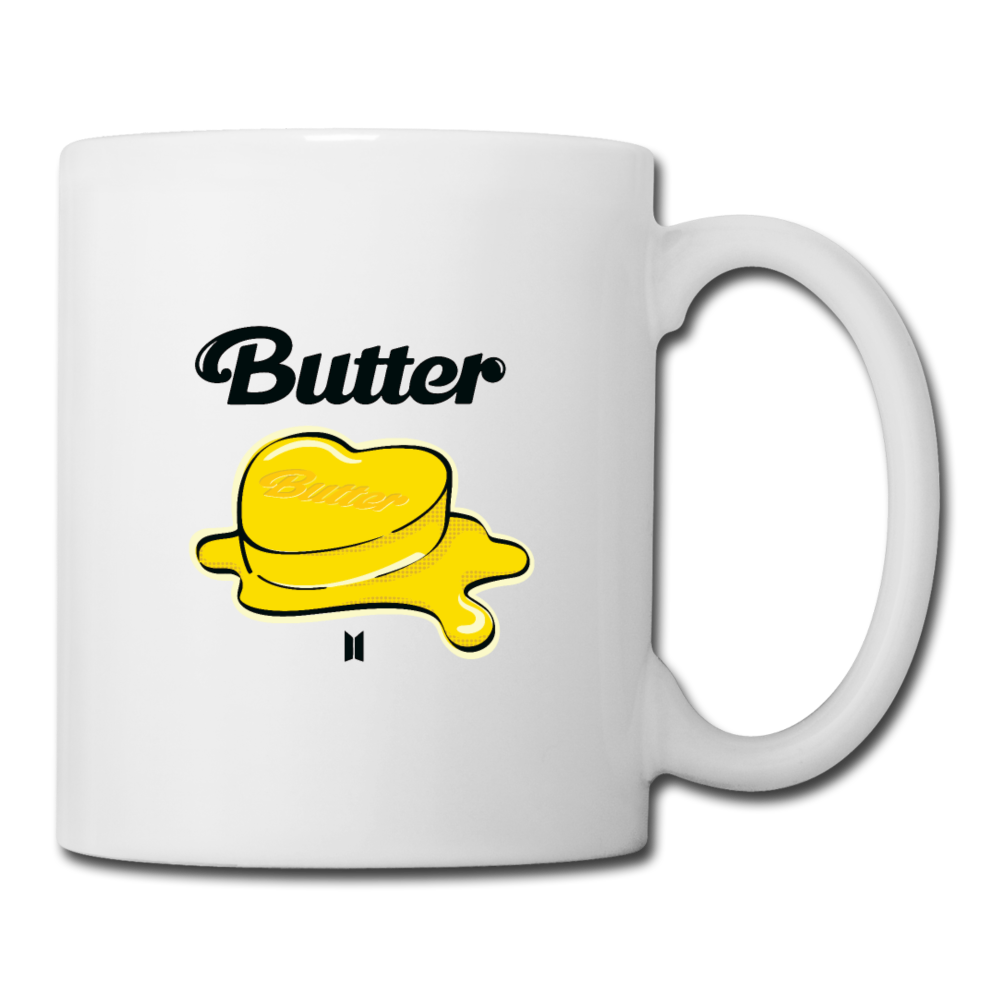 Butter Coffee/Tea Mug - white