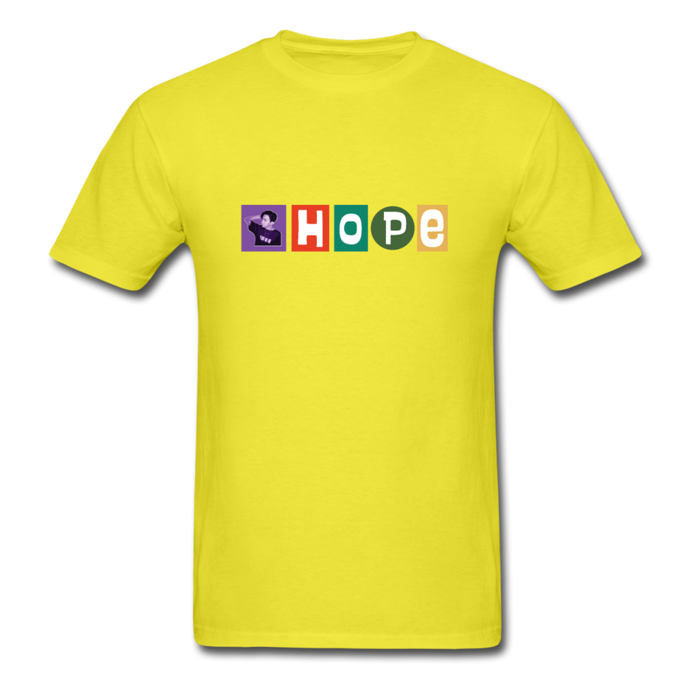 Hope Unisex Classic T-Shirt - yellow