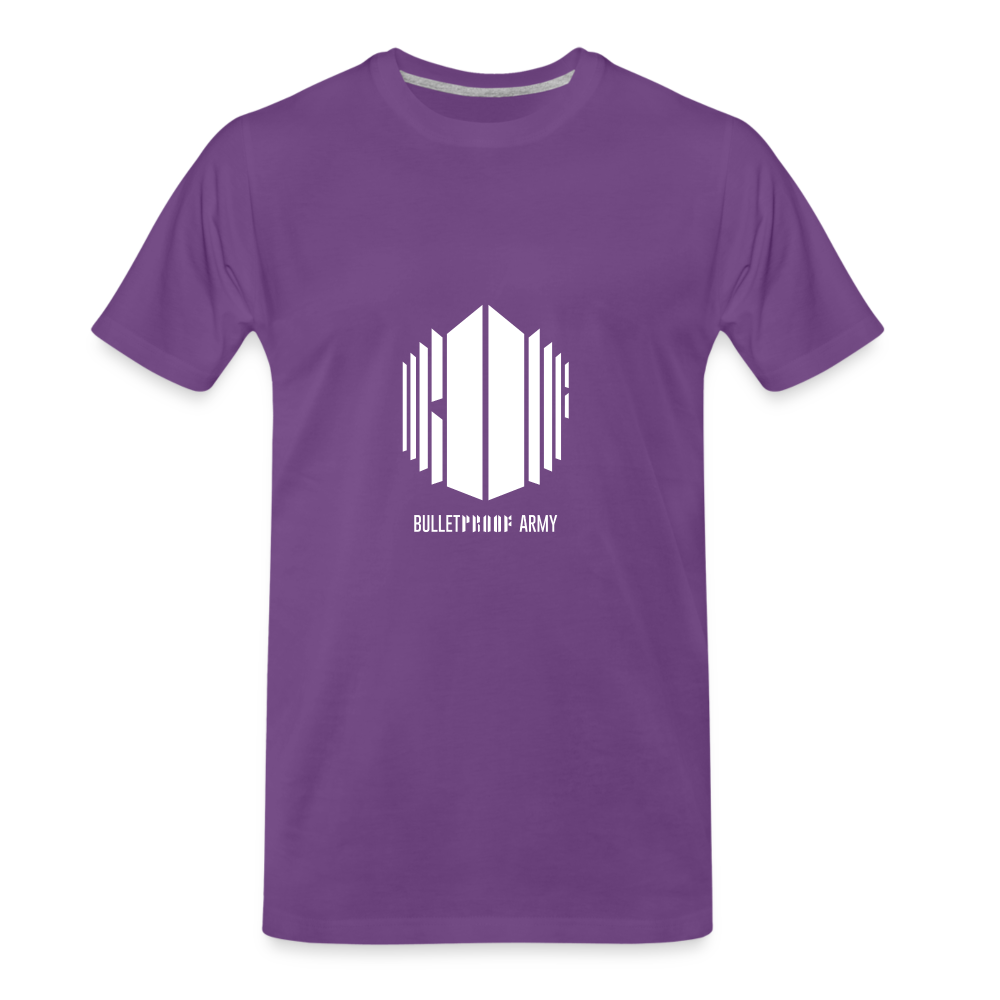 Bulletproof Army Unisex Premium T-Shirt - purple