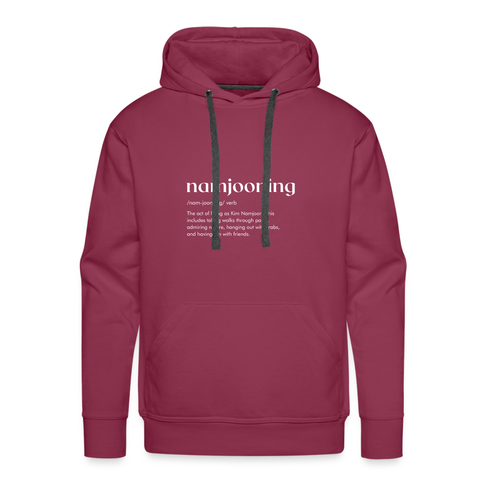 Namjooning Premium Hoodie - burgundy