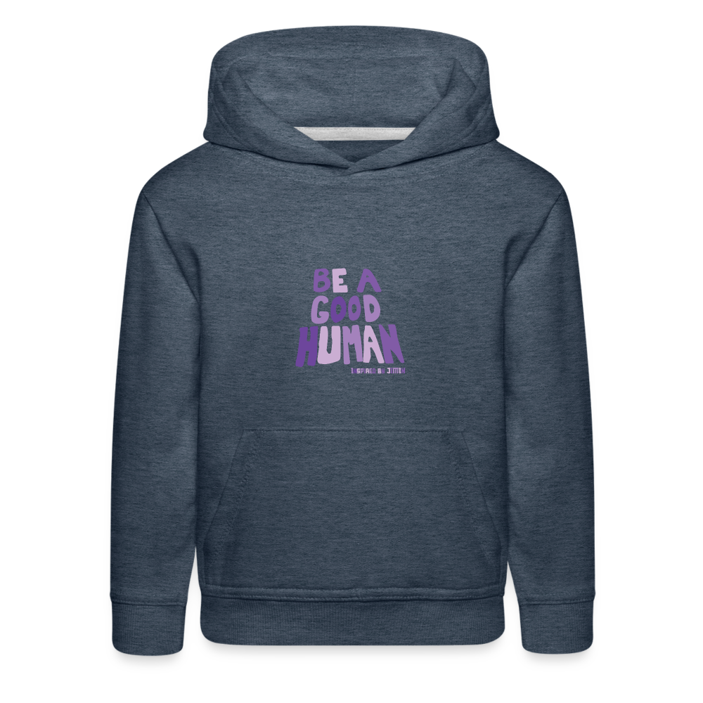 Kids‘ Premium Hoodie - heather denim