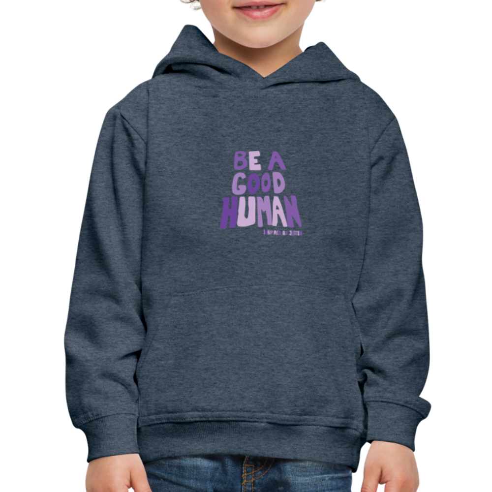 Kids‘ Premium Hoodie - heather denim