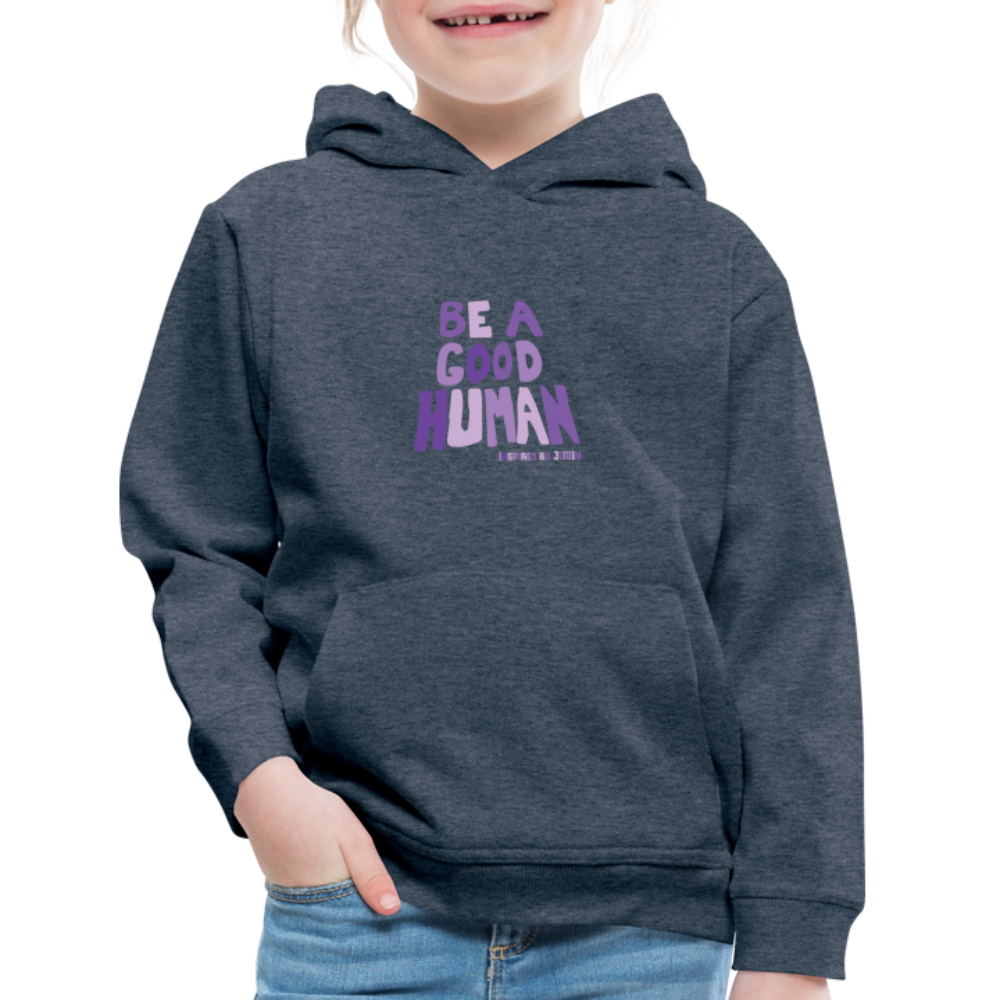 Kids‘ Premium Hoodie - heather denim