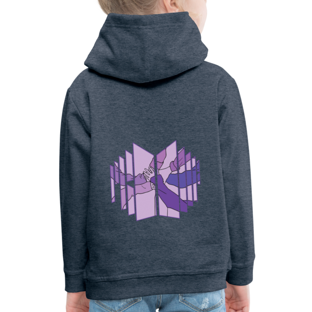 Kids‘ Premium Hoodie - heather denim