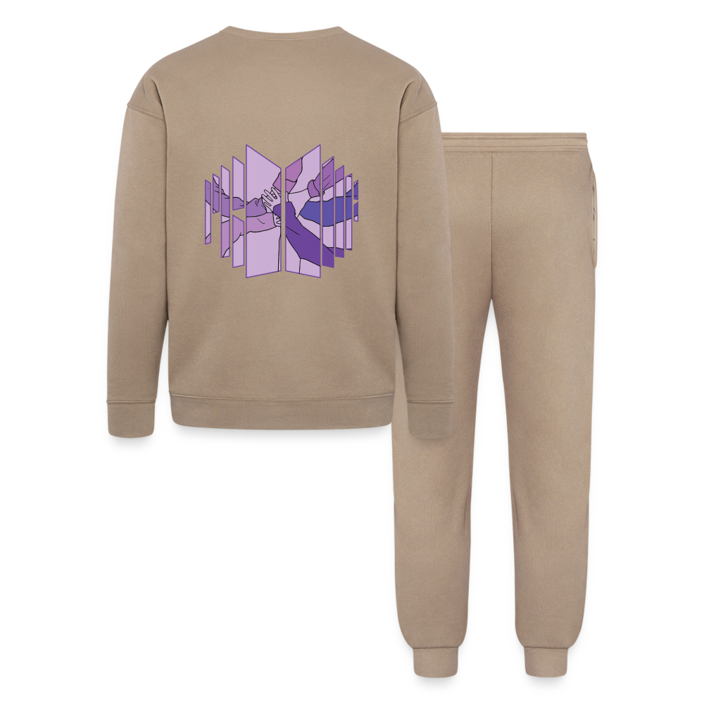 Bella + Canvas Unisex Lounge Wear Set - tan