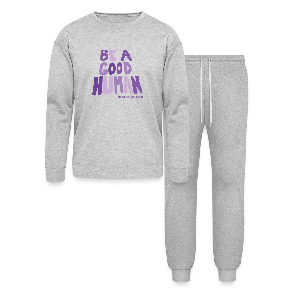 Bella + Canvas Unisex Lounge Wear Set - heather gray