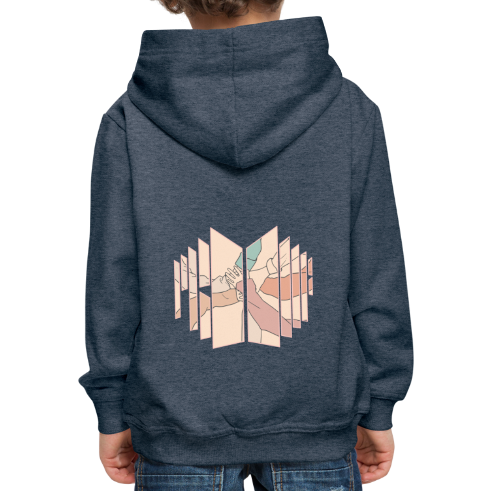 Kids‘ Premium Hoodie - heather denim