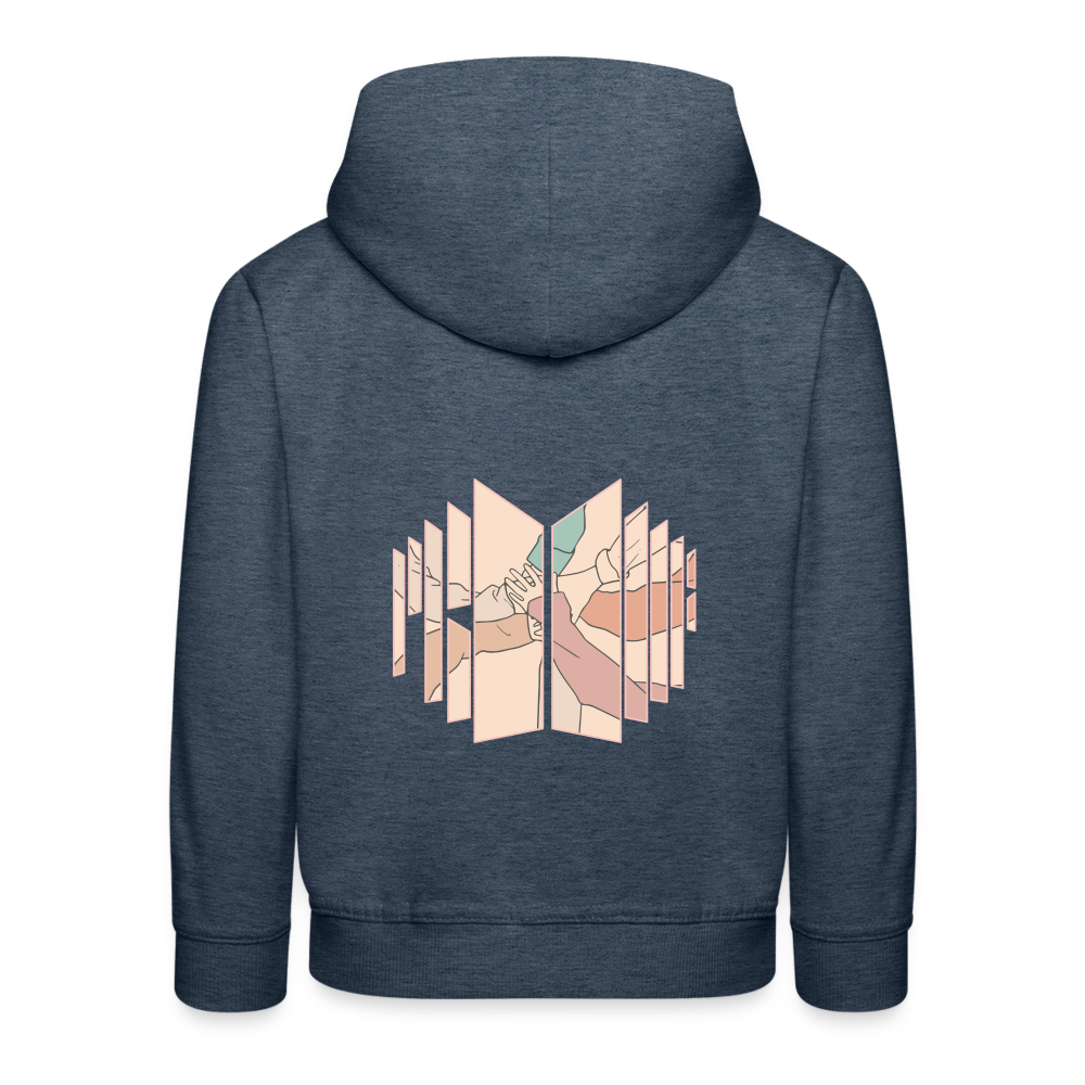 Kids‘ Premium Hoodie - heather denim