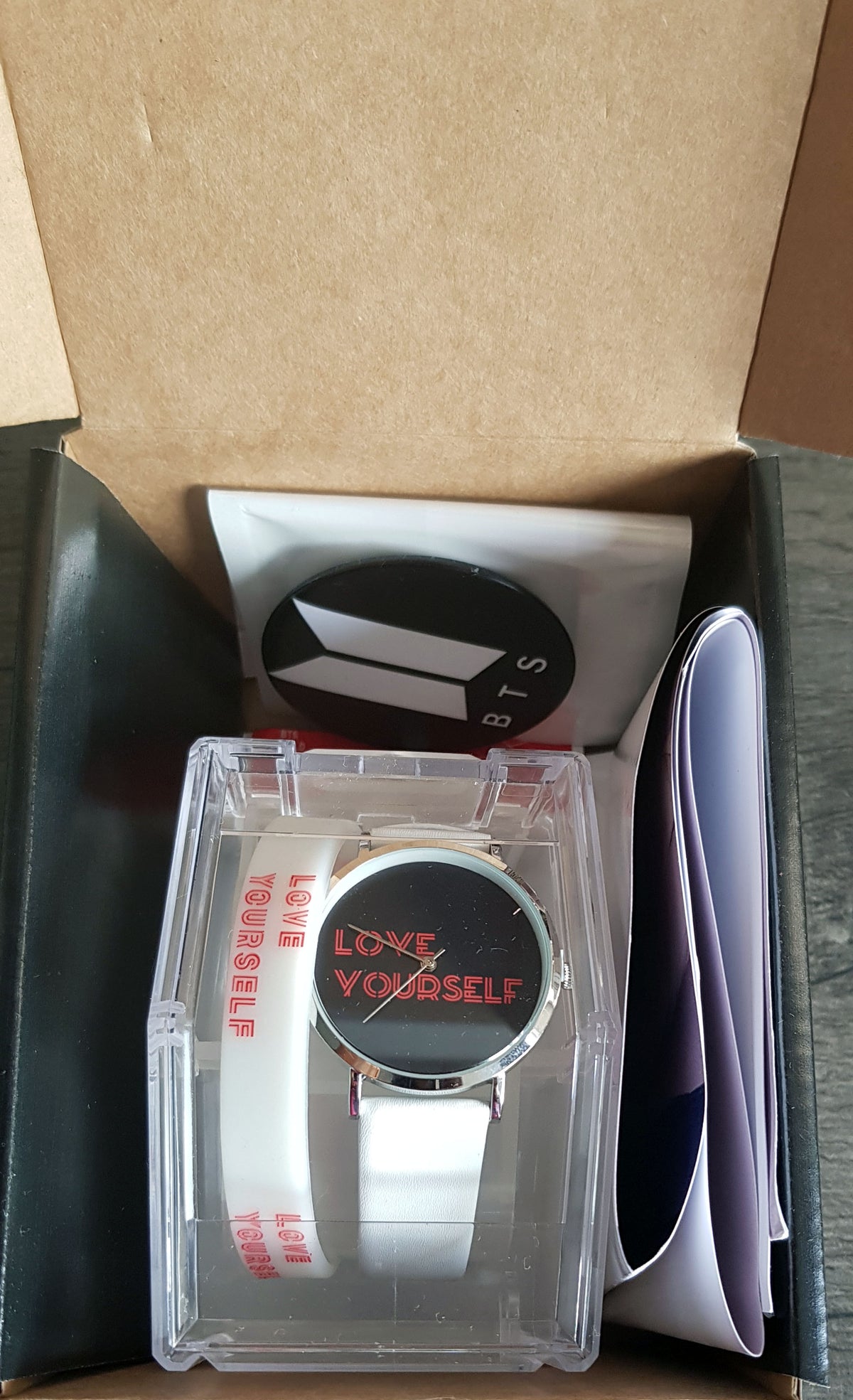 BTS &quot;Love Yourself&quot; Army Watch and bracelet